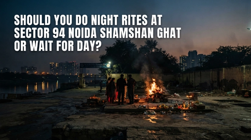 Should You Do Night Rites at Sector 94 Noida Shamshan Ghat Or Wait for Day?